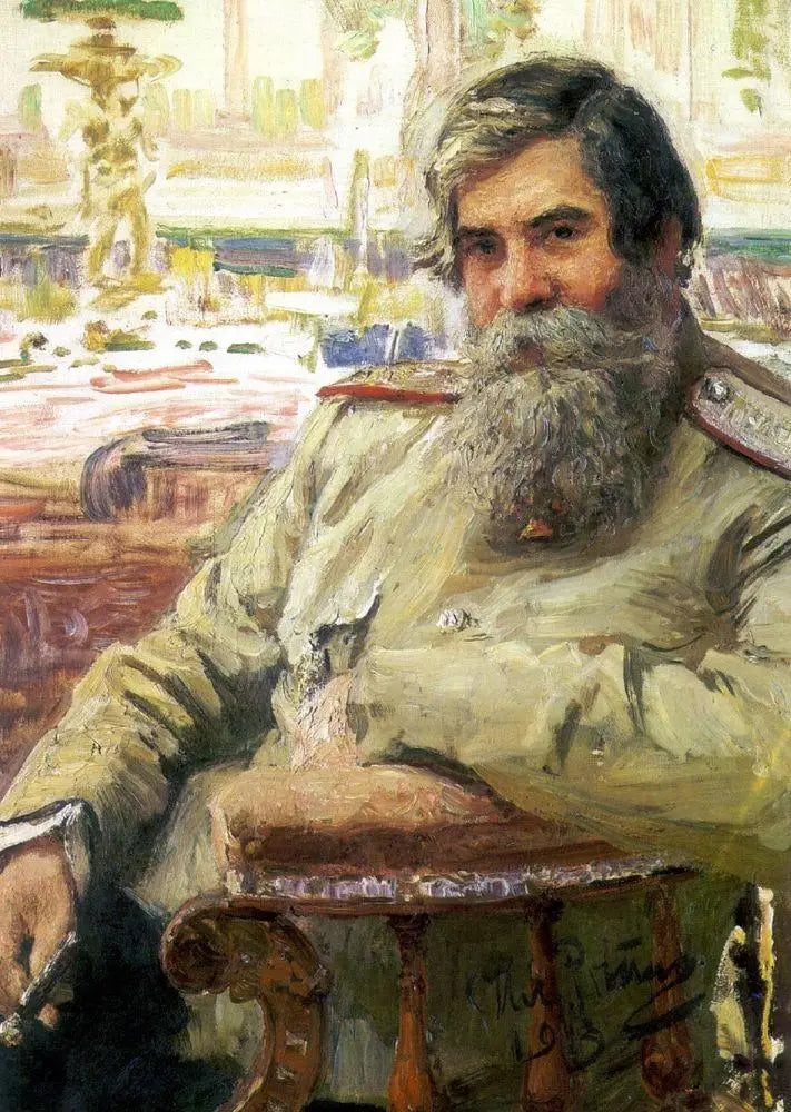 Portrett av psykiateren og nevrologen V. M. Bekhterev (1913) - Ilya Repin