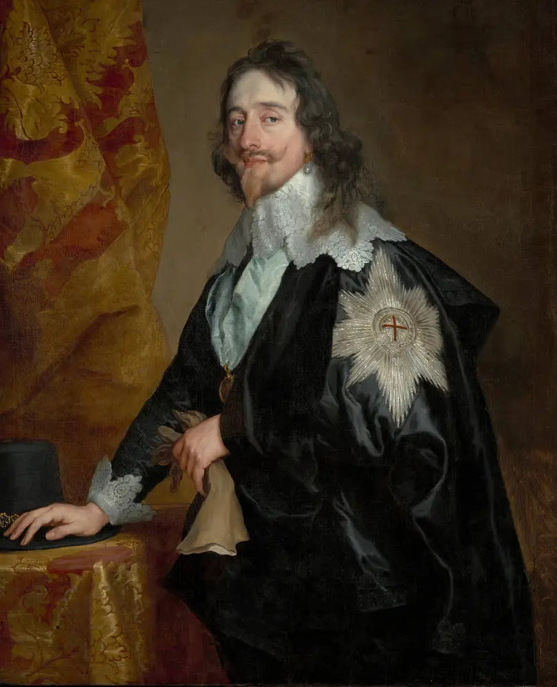 Portrett av kong Charles I (1600-1649), med Order of the Garter - Antoine van Dyck

Source:
Portrait du roi Charles Ier (1600-1649), avec l'Ordre de la Jarretière - Antoine van Dyck
