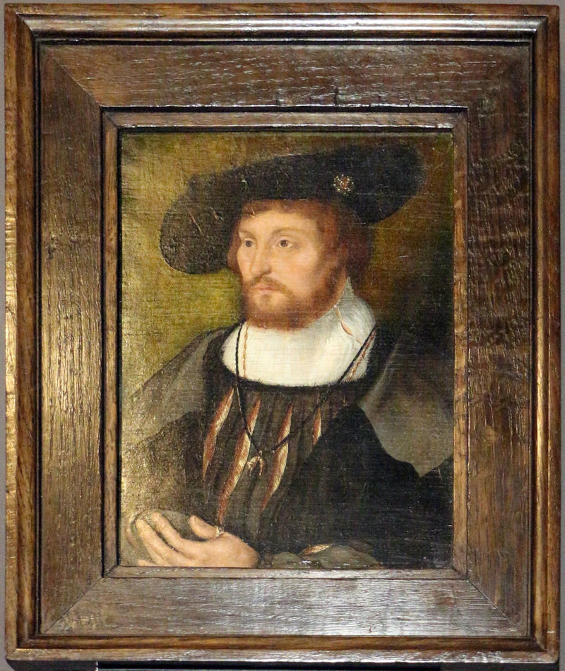 Portrett av kong Christian II av Danmark (1481-1559) - Joos van Cleve