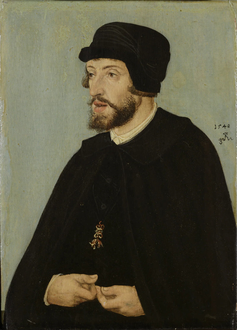 Portrett av kong Ferdinand I. - Lucas Cranach den eldre