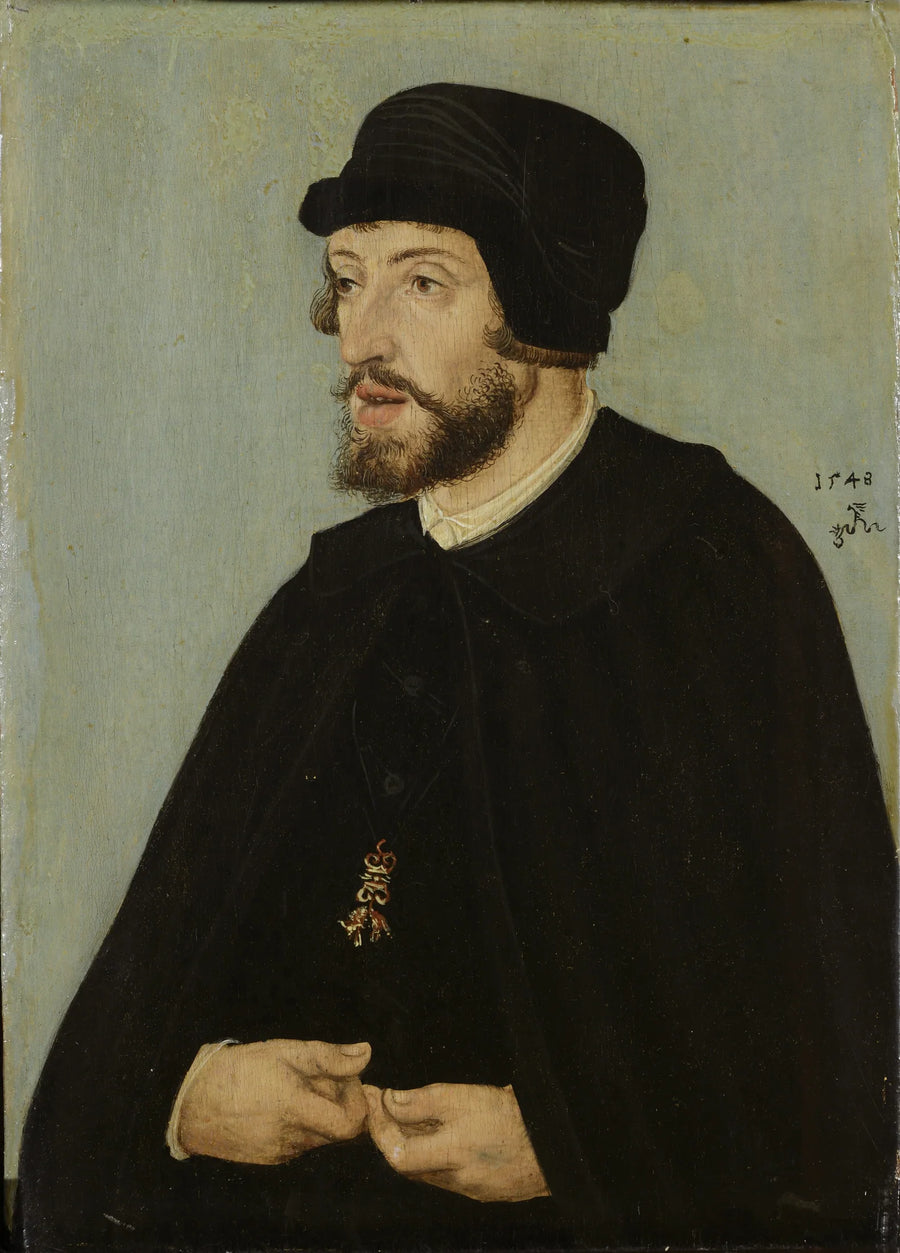 Portrett av kong Ferdinand I. - Lucas Cranach den eldre
