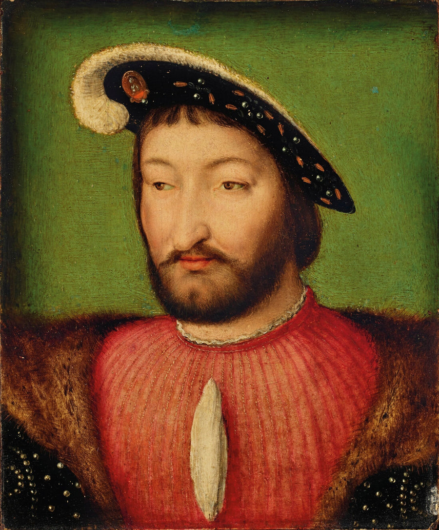 Portrett av kong François I av Frankrike, brystbilde - Joos van Cleve