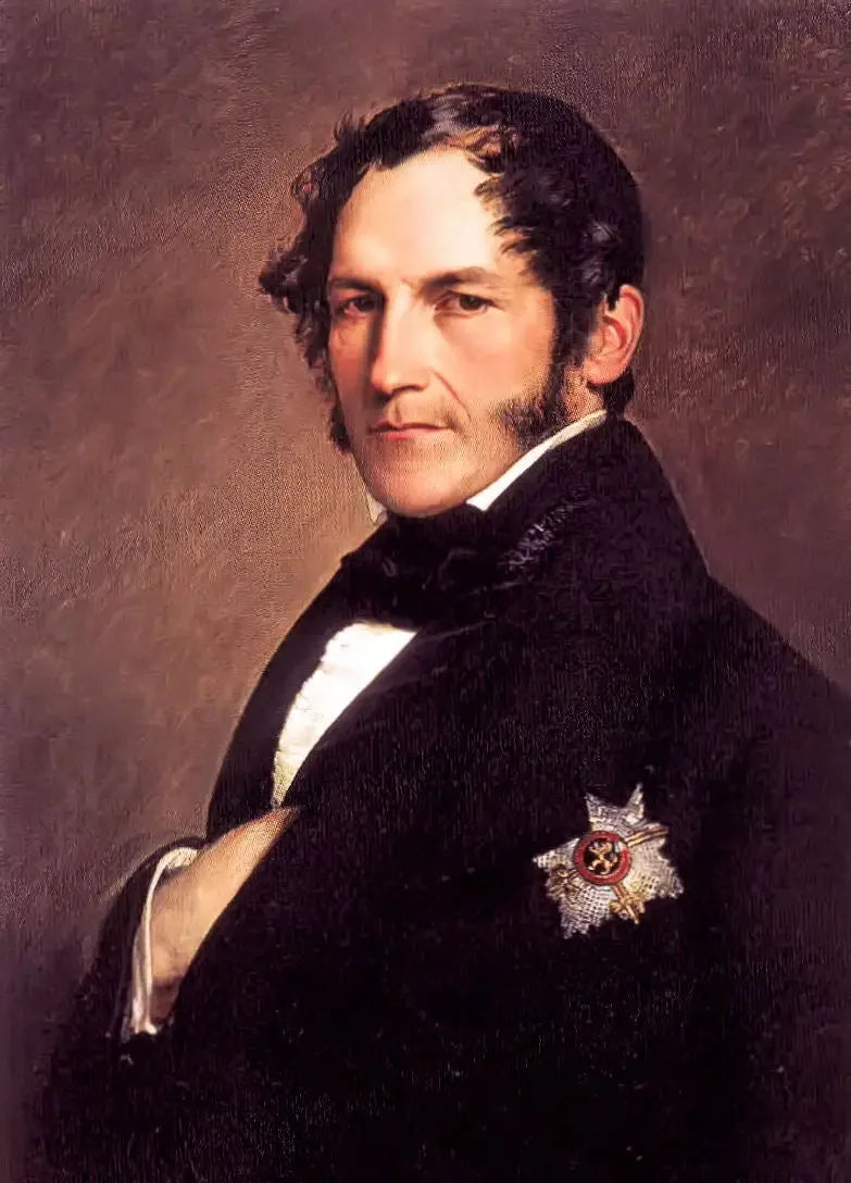 Portrett av kong Leopold I i svart dress - Franz Xaver Winterhalter

Source:
Portrait du roi Léopold Ier en habit noir - Franz Xaver Winterhalter