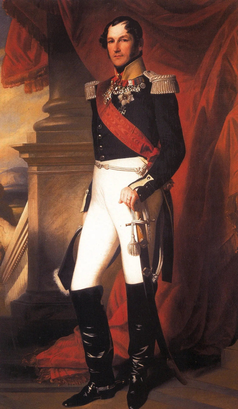 Portrett av kong Leopold I i uniform - Franz Xaver Winterhalter

Source:
Portrait du roi Léopold Ier en uniforme - Franz Xaver Winterhalter