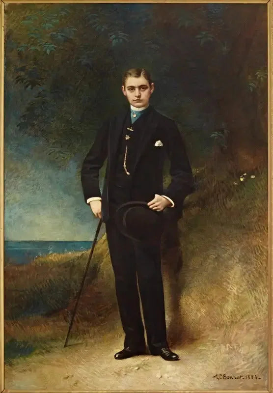 Portrett av senator Leland Stanford - Léon Bonnat