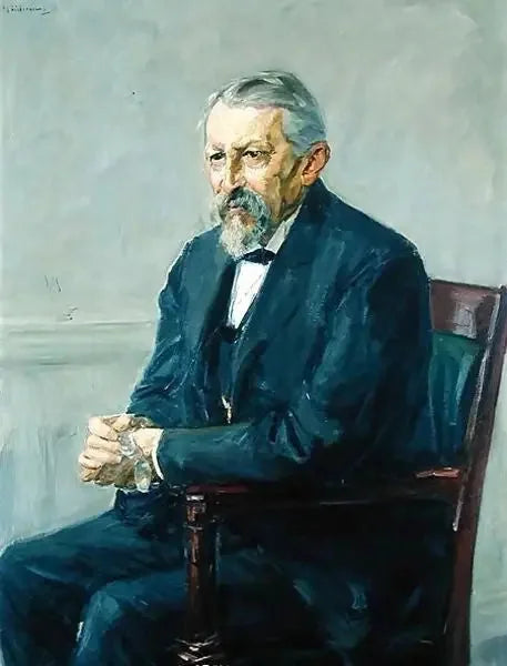 Portrett av zoologen Hermann Strebel - Max Liebermann