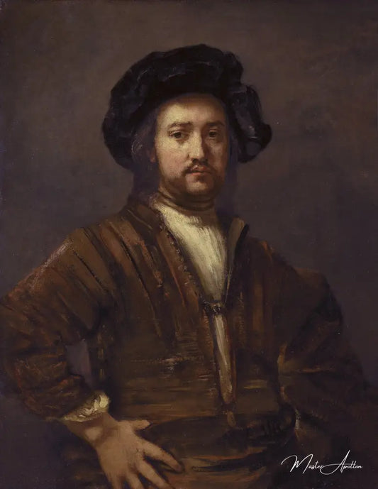 Portrait d'un amiral - Rembrandt van Rijn - Reproductions de tableaux et peintures haut de gamme