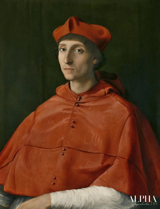 Portrait d'un cardinal - Raphaël (peintre) - Reproductions de tableaux et peintures haut de gamme