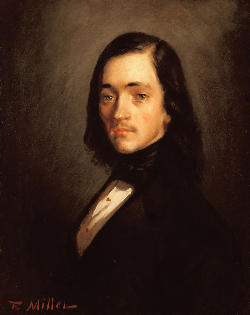 Portrett av en mann - Jean-François Millet