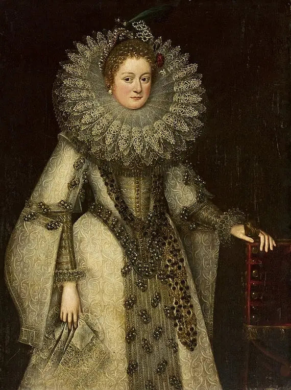 Portrett av en dame kledd i spansk stil. - Frans Pourbus den Yngre

Source:
Portrait d'une dame habillée à l'espagnole. - Frans Pourbus the Younger