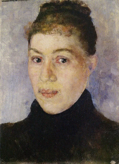 Reproduction du tableau « Portrait d'une femme - Edvard Munch » par Alpha Reproduction en peinture à l’huile
