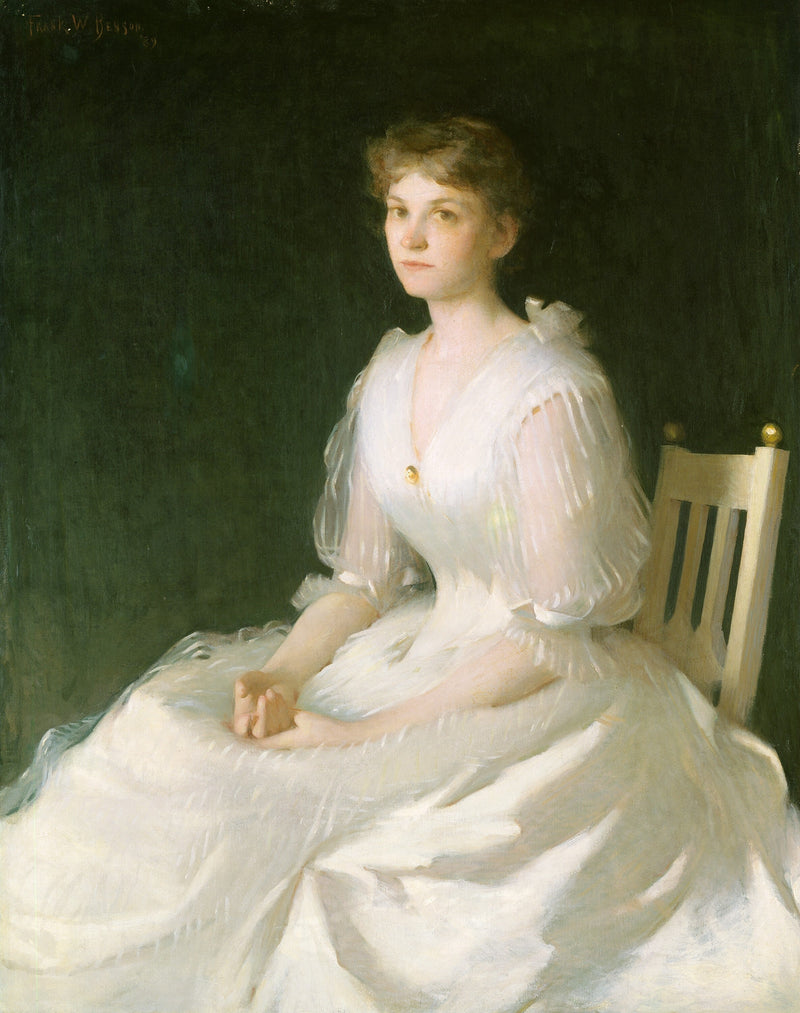 Portrett i hvitt - Frank Weston Benson