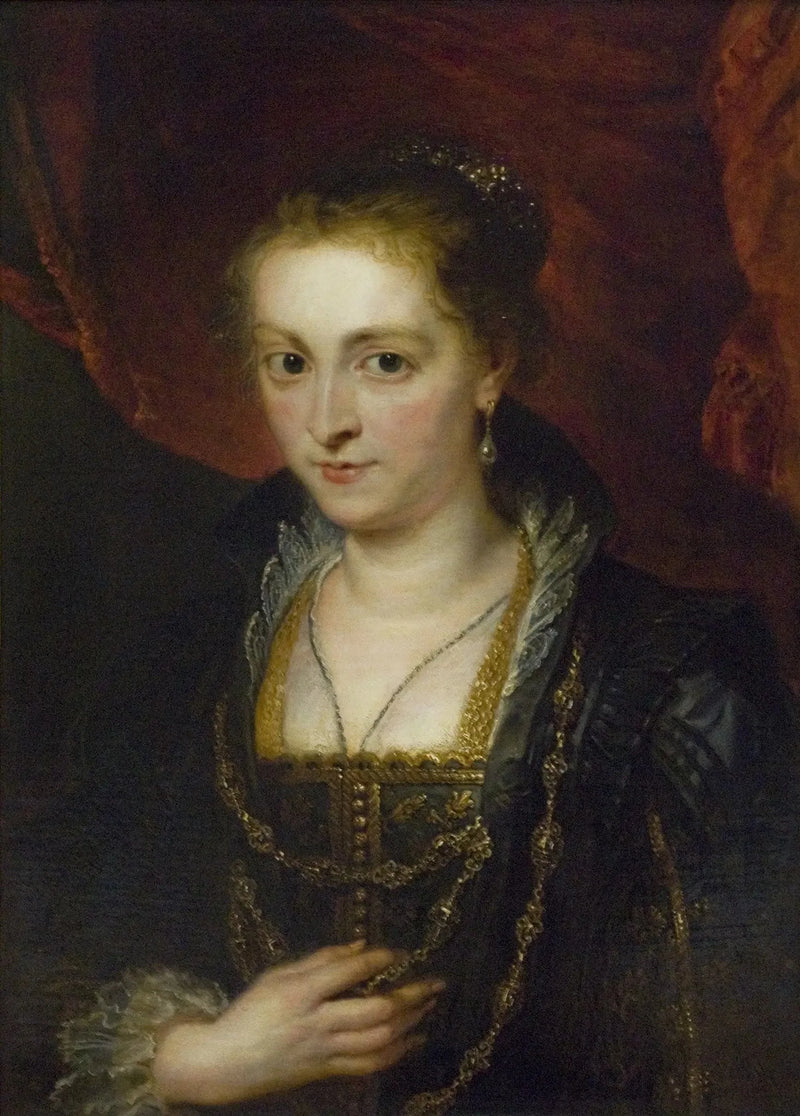 Portrett i helfigur av en dame - Peter Paul Rubens