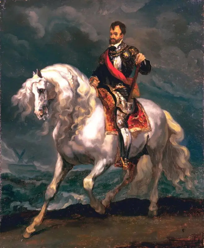 Rytterportrett av Karl V - Théodore Géricault