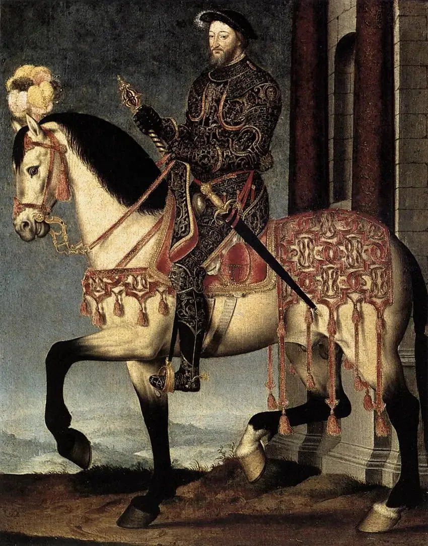 Hesteporträtt av François Ier - François Clouet

Source:
Portrait équestre de François Ier - François Clouet