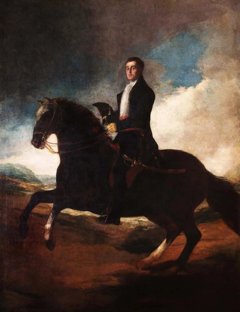 Rytterportrett av den 1. hertugen av Wellington - Francisco de Goya