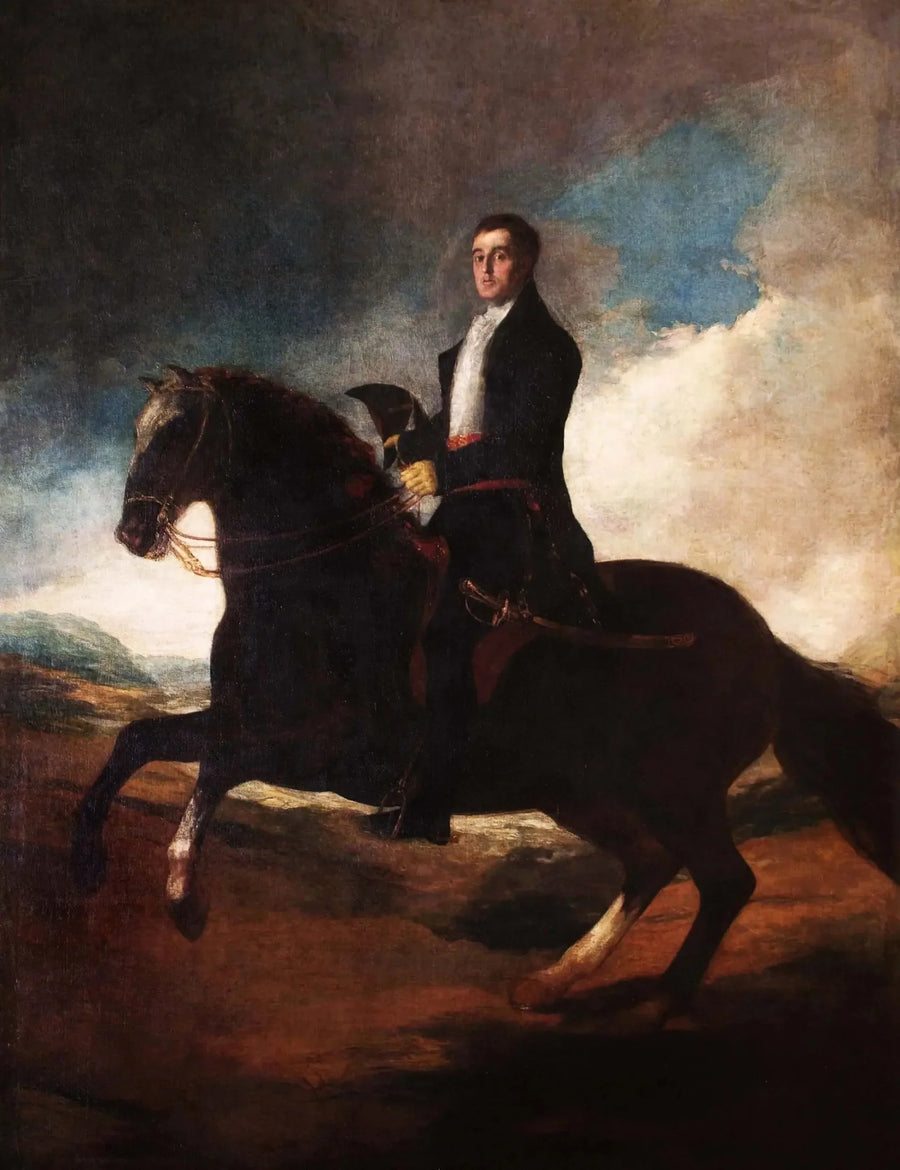 Rytterportrett av den 1. hertugen av Wellington - Francisco de Goya