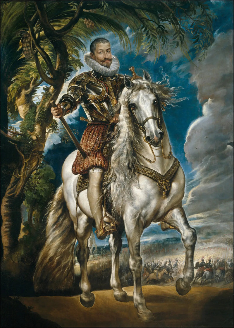 Hesteporträtt av hertug de Lerme - Peter Paul Rubens