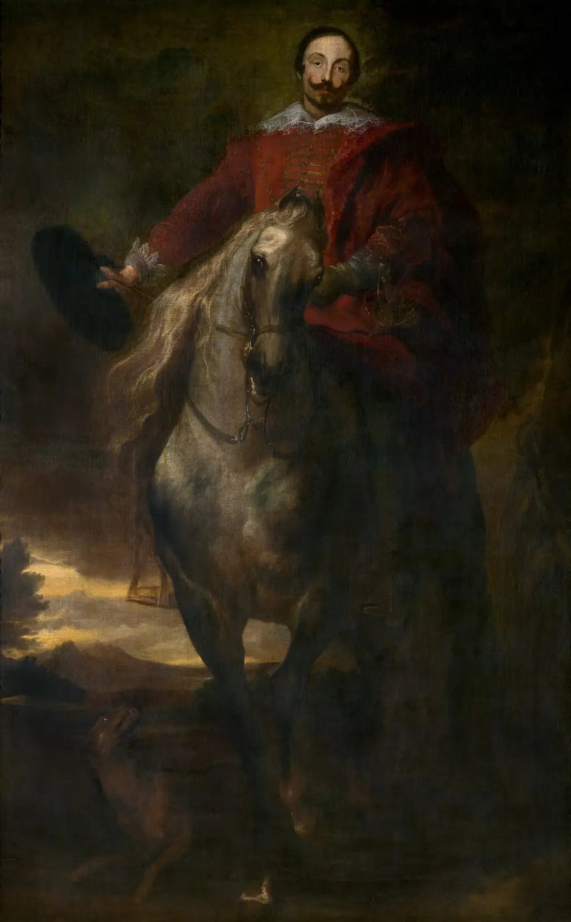 Hesteporträtt av maleren Cornelis de Wael - Antoine van Dyck

Source:
Portrait équestre du peintre Cornelis de Wael - Antoine van Dyck