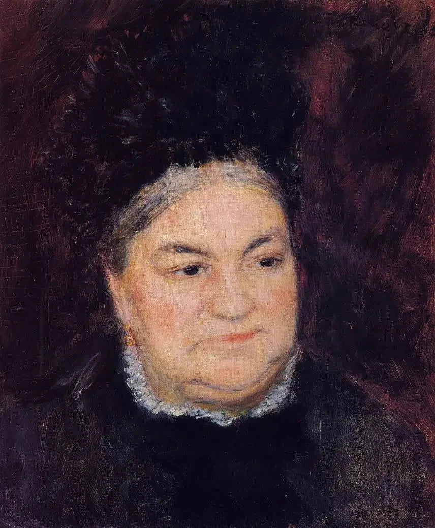 Portrett av en eldre kvinne (Fru Le Cœur) - Pierre-Auguste Renoir