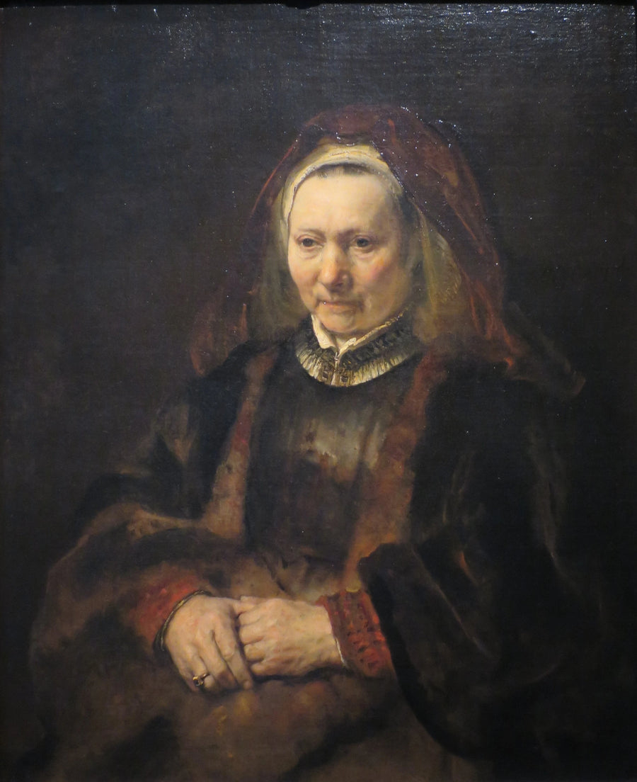 Portrett av en eldre kvinne - Rembrandt