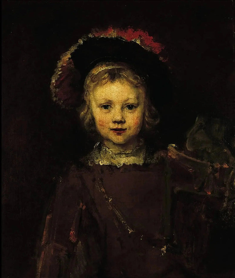 Ufullendt portrett av en gutt - Rembrandt