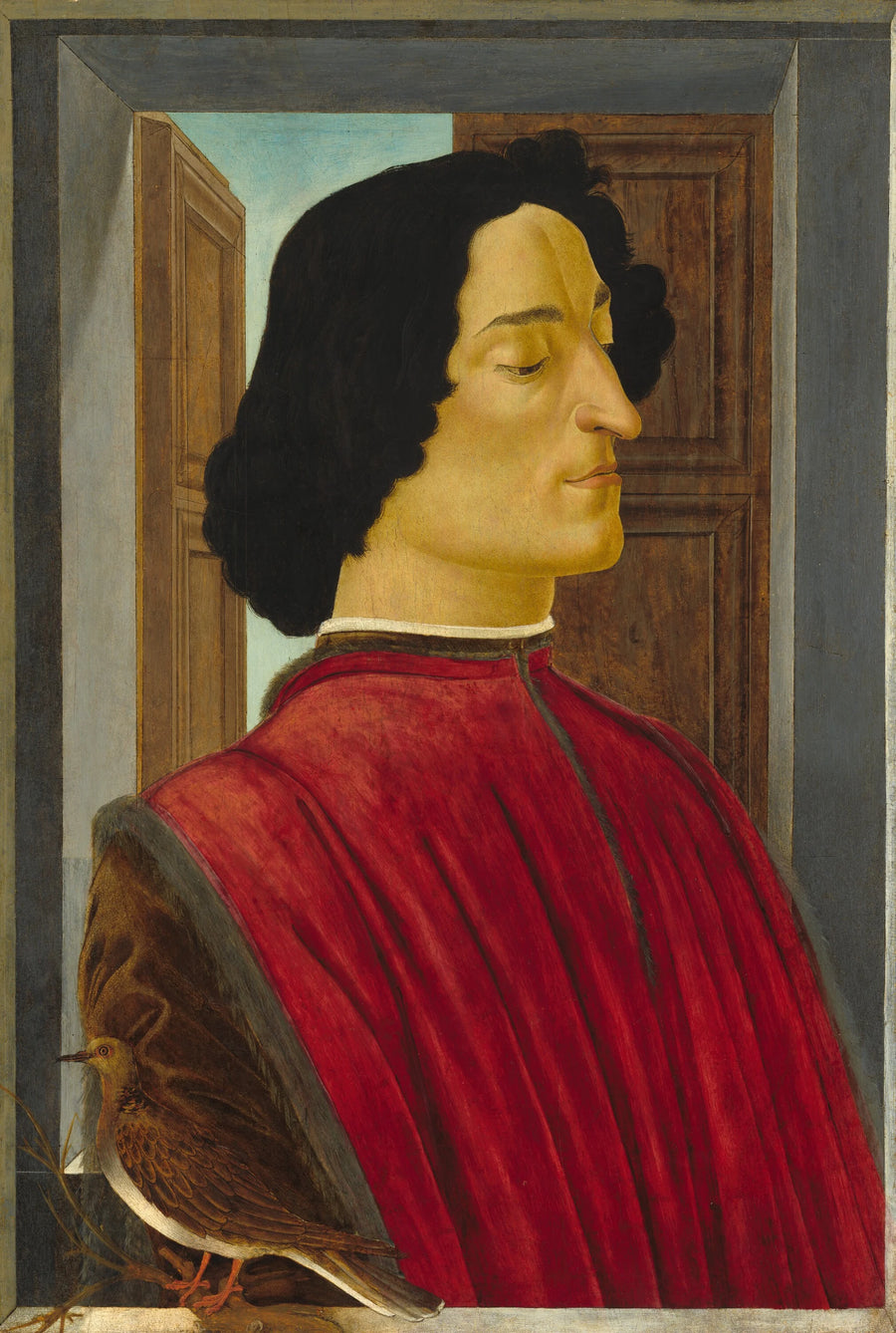Portrett av Julien de Médicis - Sandro Botticelli