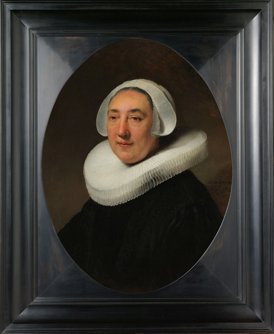 Portrett av Haesje Jacobsdr van Cleyburg - Rembrandt