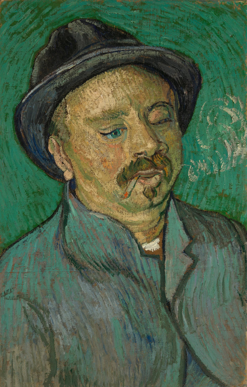 Portrett av en enøyd mann - Vincent van Gogh