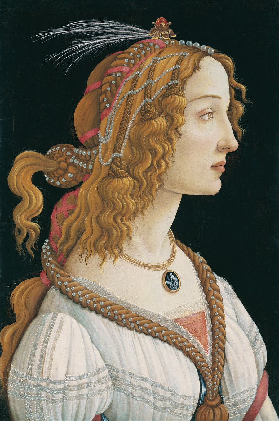 Portrett av Simonetta Vespucci - Sandro Botticelli
