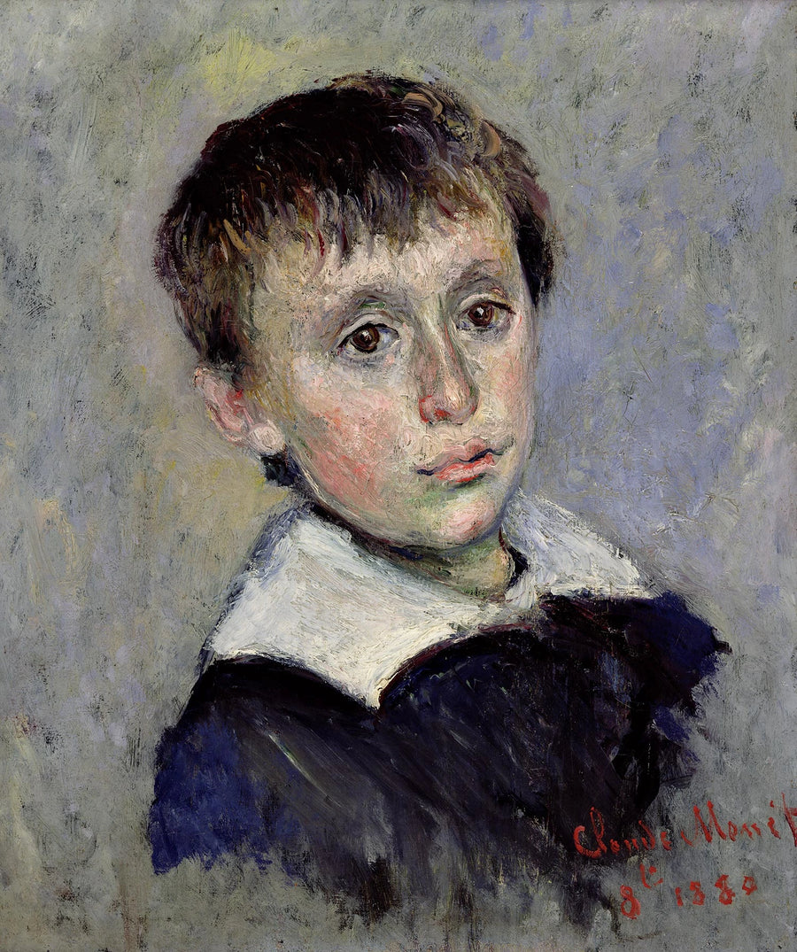 Portrett av Jean Monet W632 - Claude Monet