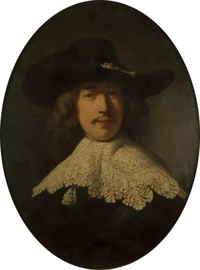Portrett av en ung enkemann - Rembrandt