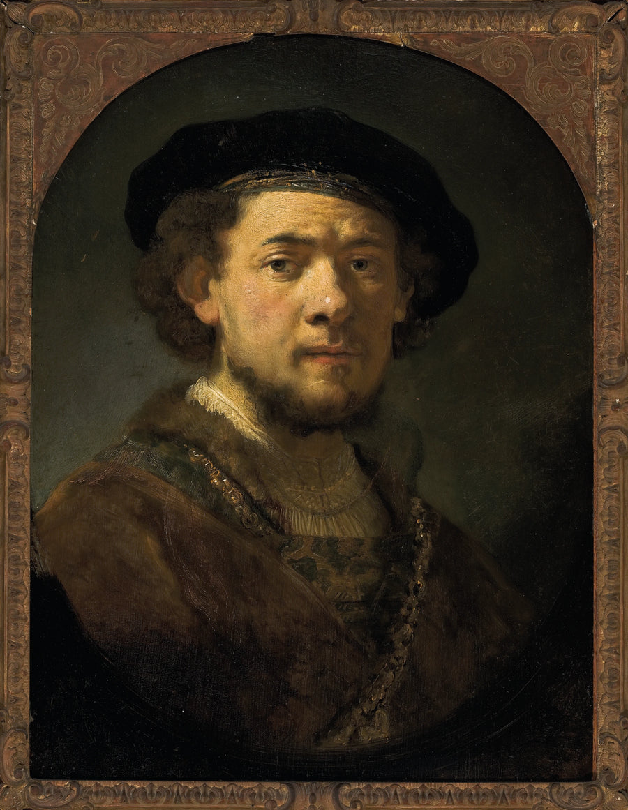Selvbilde med gullkjede - Rembrandt