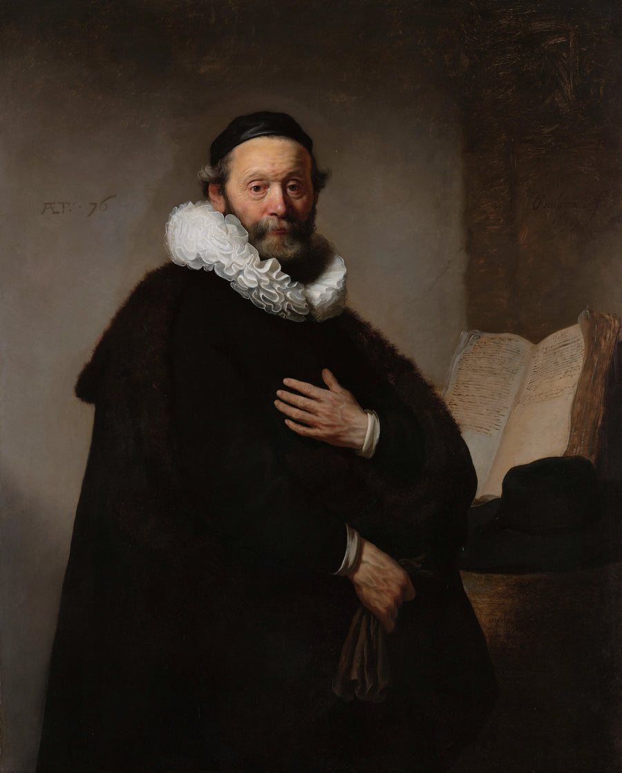 Portrett av Johannes Wtenbogaert - Rembrandt