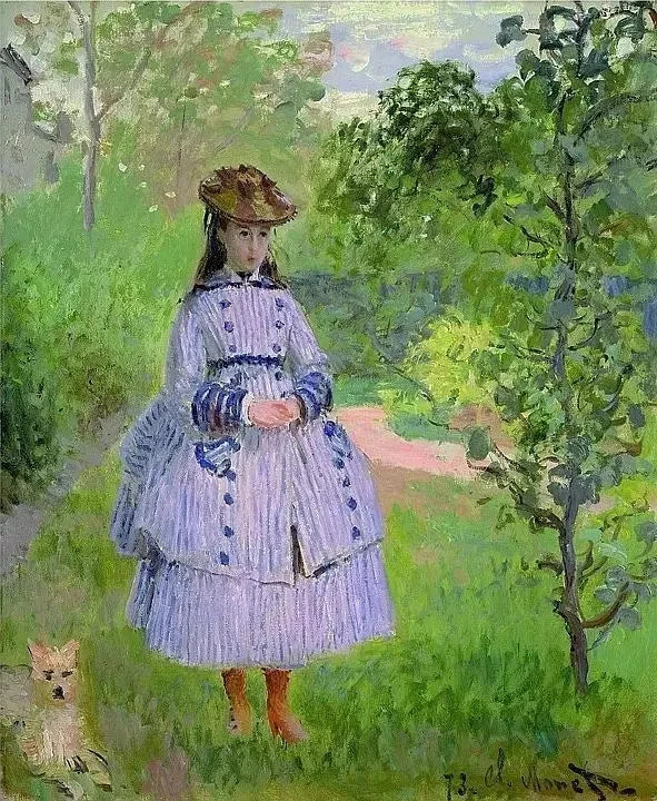 Portrett av Mademoiselle Bonnet W283 - Claude Monet