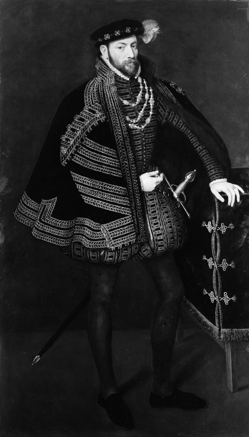 Portrait of a Man, Possibly Ottavio Farnese (1524–1586), Duke of Parma and Piacenza - Anthonis Mor van Dashorst