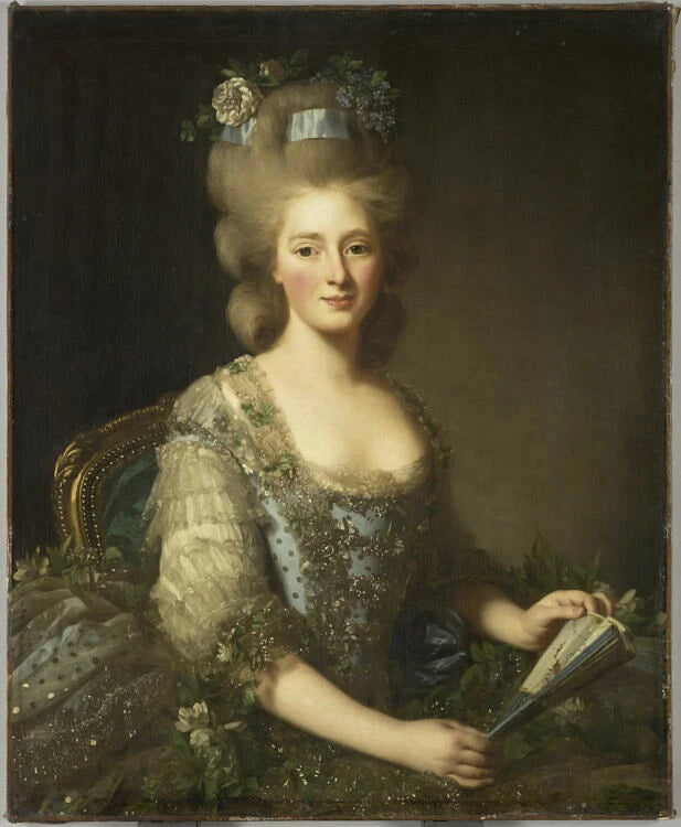 Portrait de Marie-Amélie-Joséphine, archiduchesse d'Autriche, infante, duchesse de Parme - Alexandre Roslin