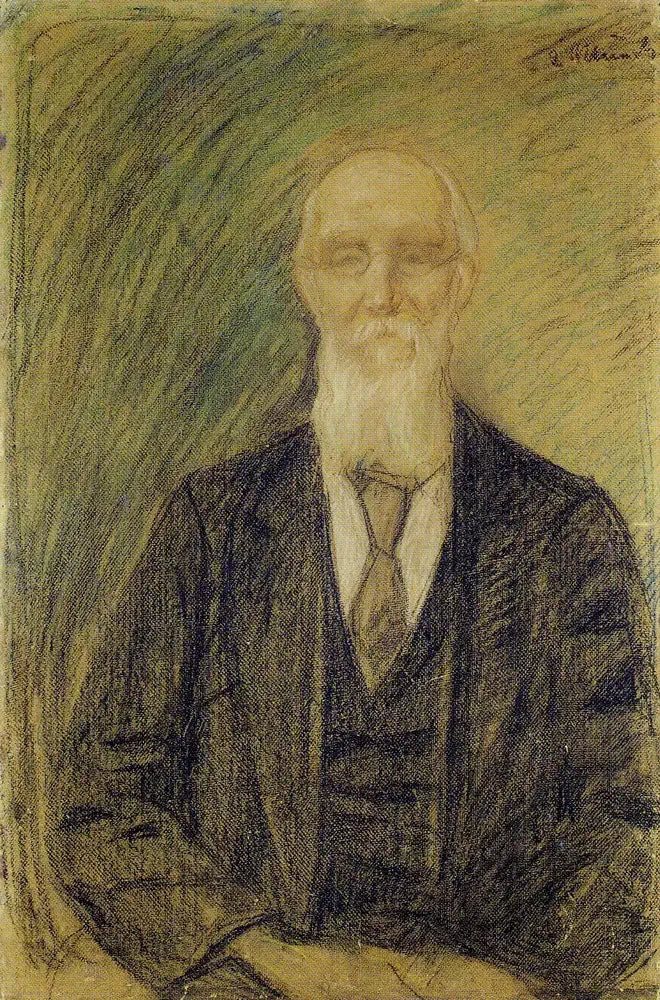 Mannlig portrett. Herr von R. - Edvard Munch