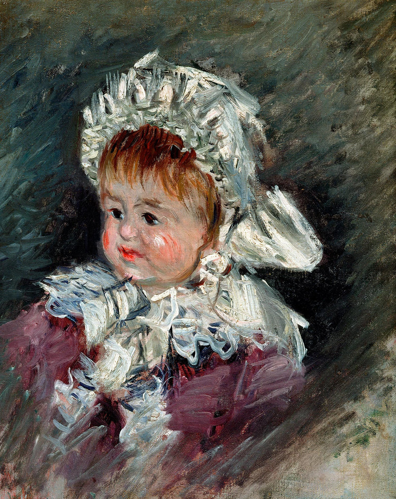 Portrett av Michel Monet baby W504 - Claude Monet