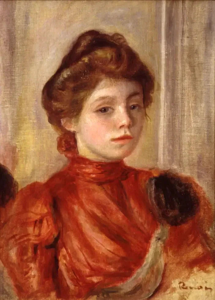 Portrait de Mlle Lerolle, vers les années 1890, Pierre-Auguste Renoir, Tacoma Art Museum – reproduction peinture à l’huile