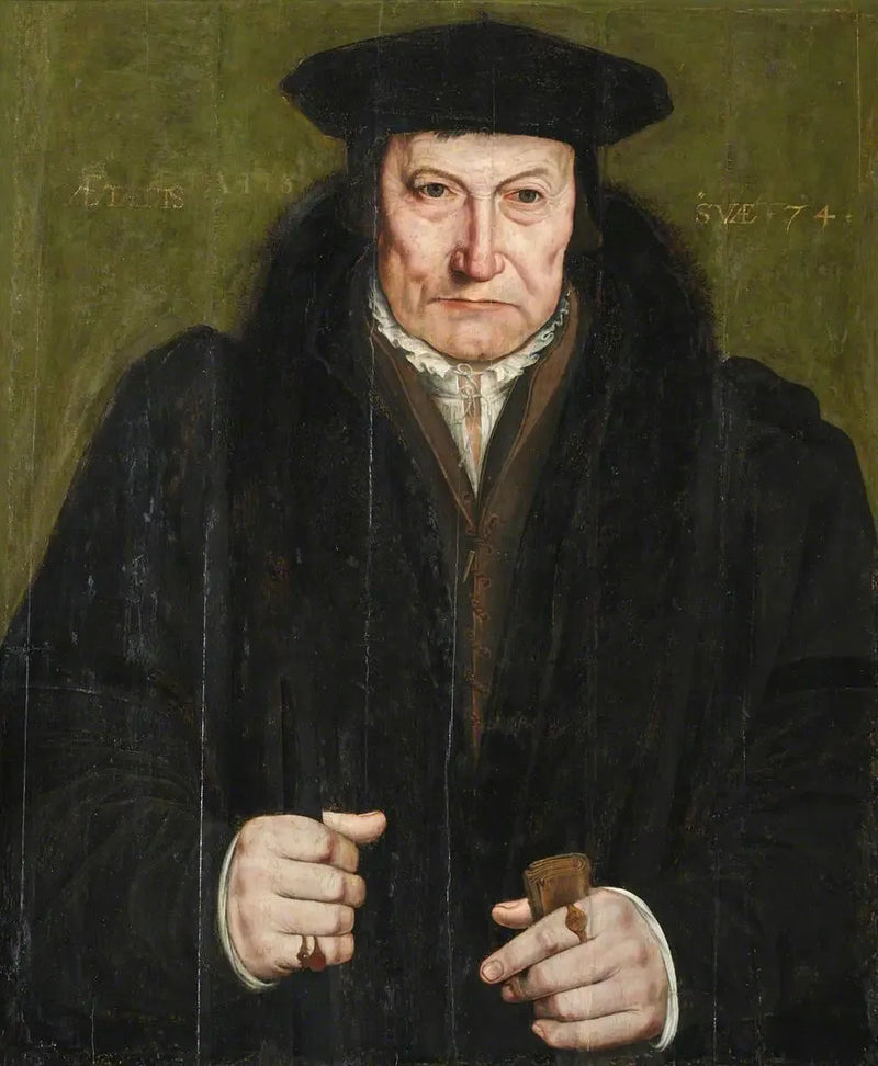 Portrett av en gentleman (noen ganger identifisert som biskop Fisher, 1469–1535) - Hans Holbein den yngre

Source:
Portrait of a Gentleman (sometimes identified as Bishop Fisher, 1469–1535) - Hans Holbein le Jeune