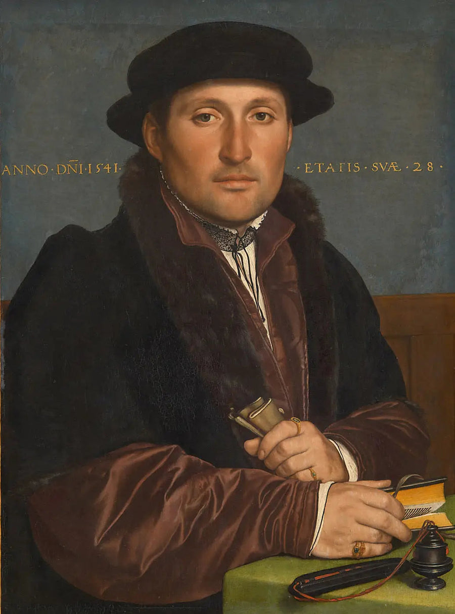 Portrett av en ung kjøpmann - Hans Holbein den Yngre