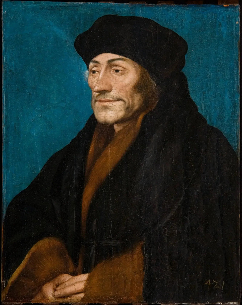 Portrett av Erasmus av Rotterdam - Hans Holbein den Yngre