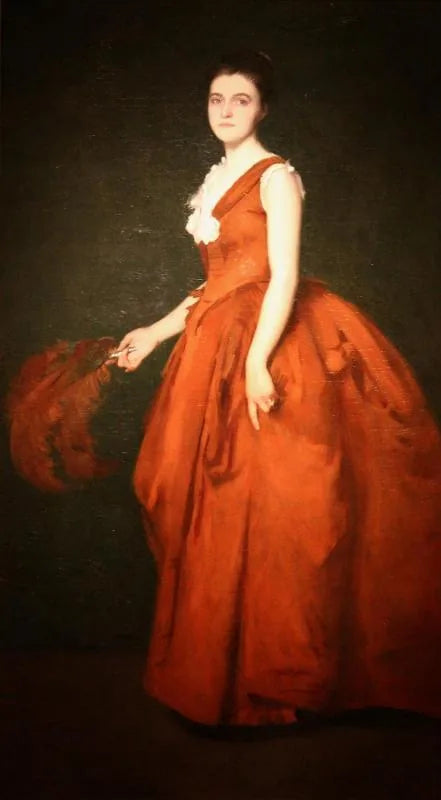 Portrett av Madame T - Edmund Charles Tarbell