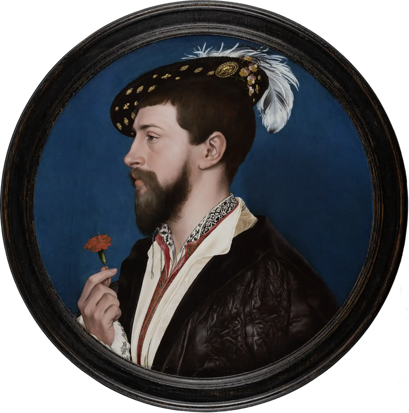 Portrett av Simon George av Cornwall - Hans Holbein den Yngre
