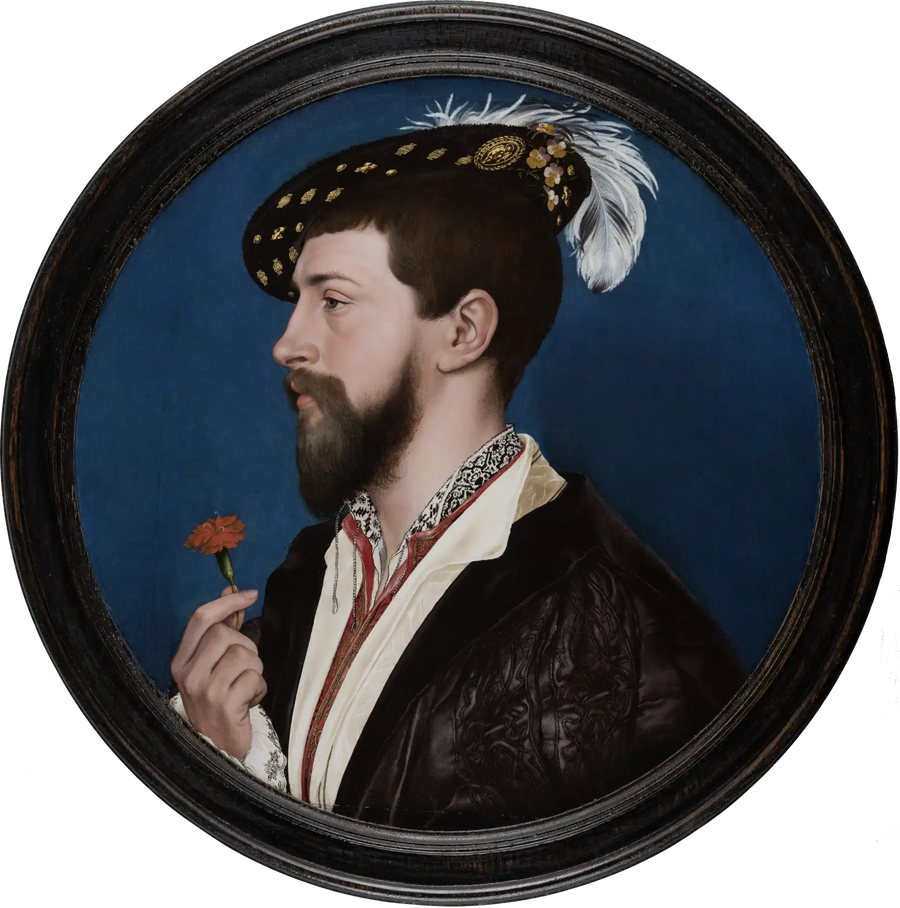Portrett av Simon George av Cornwall - Hans Holbein den Yngre