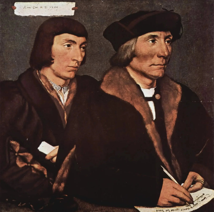 Portrett av Thomas Godsalve og hans sønn John - Hans Holbein den Yngre