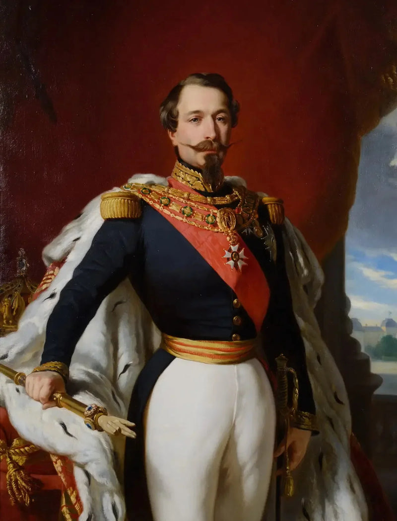 Offisielt portrett av Napoleon III - Franz Xaver Winterhalter

Source:
Portrait officiel de Napoléon III - Franz Xaver Winterhalter