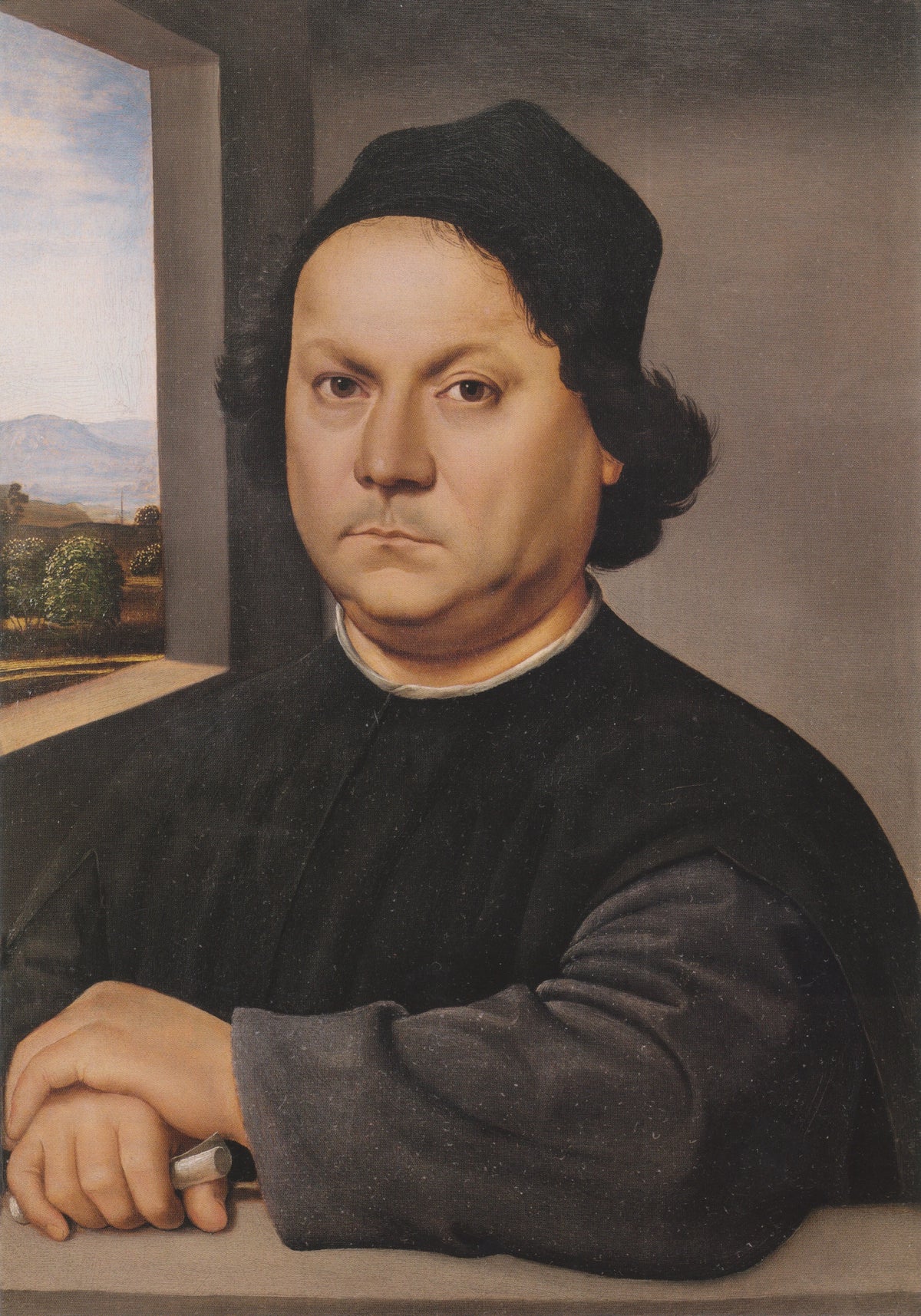 Portrett sagt av Pérugin, ca. 1504 - attribusjon diskutert