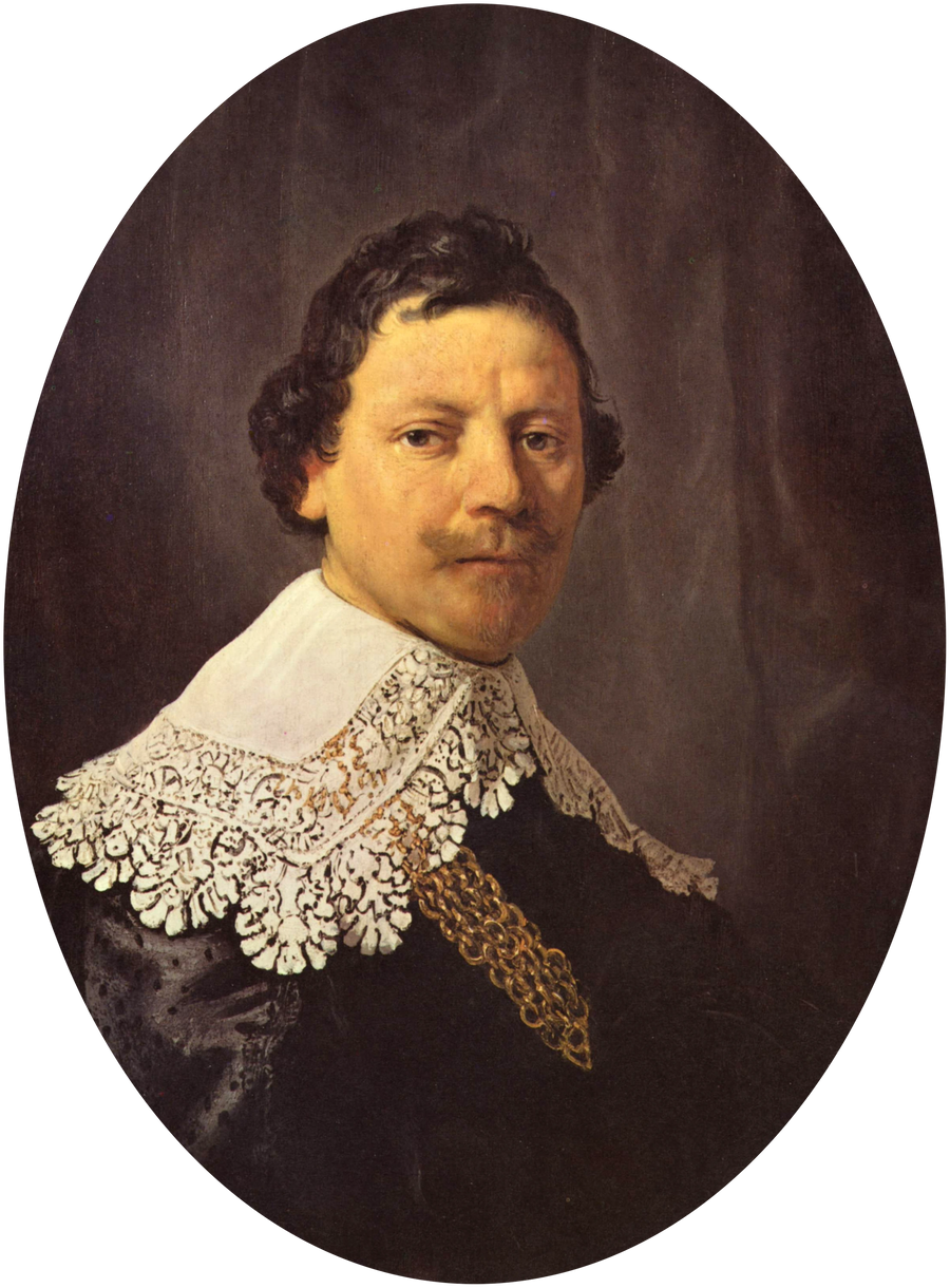 Portrett av Philips Lucasz. (....-1641) - Rembrandt